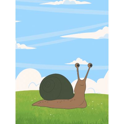 Free Motivation Card - Snail's Pace to Success!