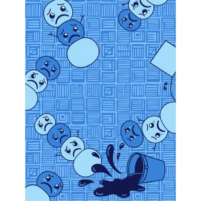 Free Funny Christmas Card - Blue Holiday Humor!