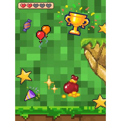 Free Birthday Card - Glitch Retro Party!