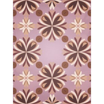 Free Anniversary Card - Retro Floral Design Online