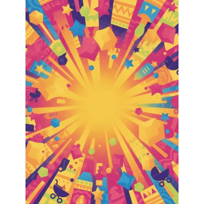 Free New Baby Card - Piñata Party Fun!