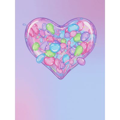 Free Valentine's Card - Dreamy Watercolor Heart Design