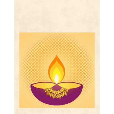 Free Diwali Card - Retro Sparkle & Festive Wishes