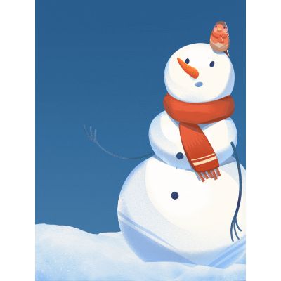 Free Holiday Card - Funny Snowman Greetings!