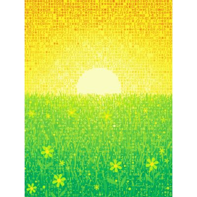 Free Get Well Card - Monospace Meadow of Hope