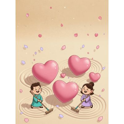 Free Anniversary Card - Zen Garden Design Online