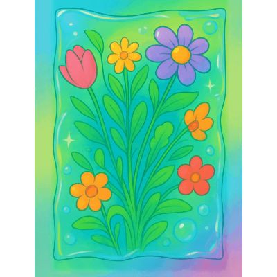 Free Thinking of You Card - Funny Floral Design