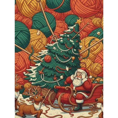 Free Christmas Card - Santa's Sleigh Stuck!