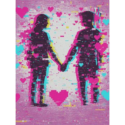 Free Valentine's Card - Funny Glitch Love!