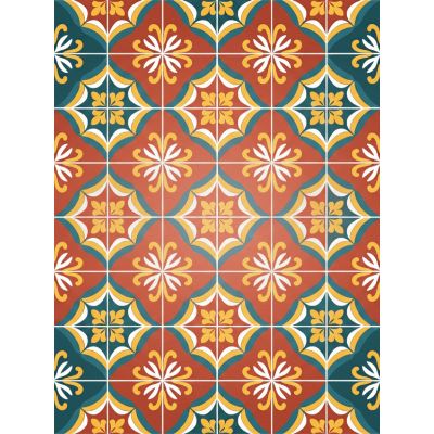 Free Just Because Card - Mediterranean Tiles Design