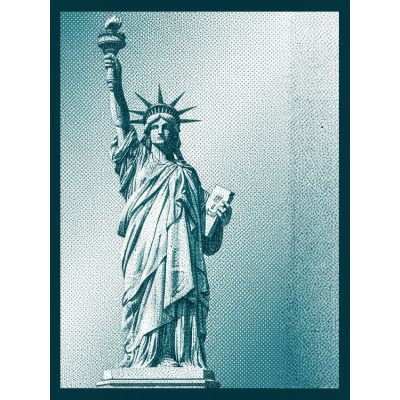 Free 4th July Card - Retro Patriotic Design