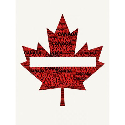 Free Canada Day Card - Celebrate with Typography!