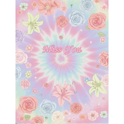 Free Miss You Card - Punk Pastel Posies!