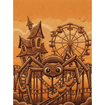 Free Halloween Card: Spooky Carnival Fun!