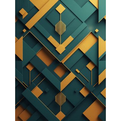 Free Ramadan Kareem Card - Modern Mosaic Design