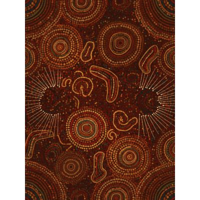 Free Australia Day Card - Dot Art Celebration