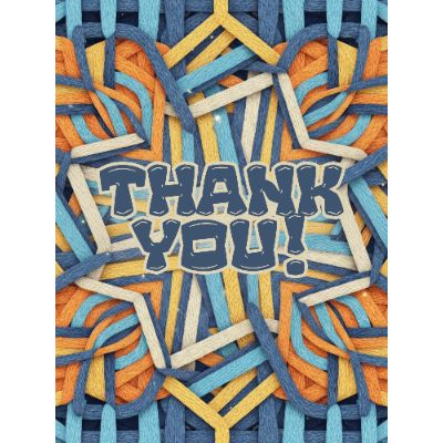 Free Teacher's Day Card - Woven Gratitude Design