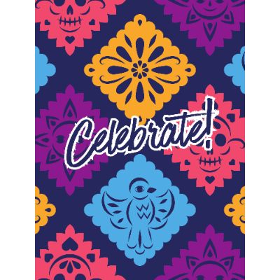 Free Cinco de Mayo Card - Papel Picado Design!