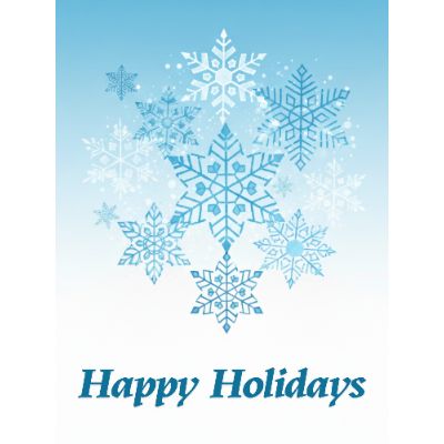 Free Holiday Card - Geometric Winter Design