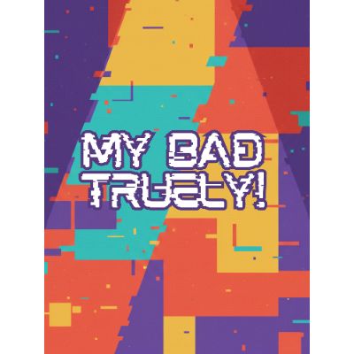 Free Apology Card - Say Sorry with Glitch Art