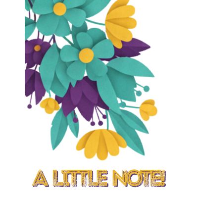 Free Just Because Card - Modern Floral Design