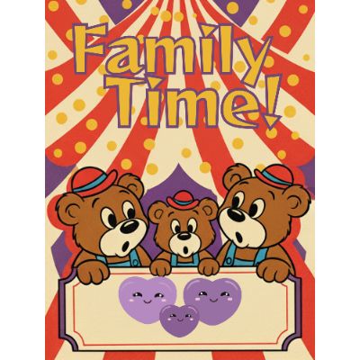 Free Family Day Card - Vintage Fun!