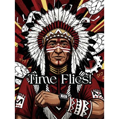 Free Work Anniversary Card - Time Flies Funny!