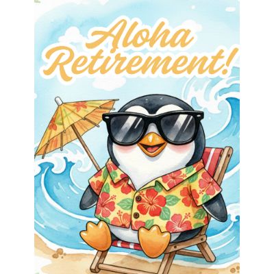 Free Retirement Card - Aloha & Customize Online!