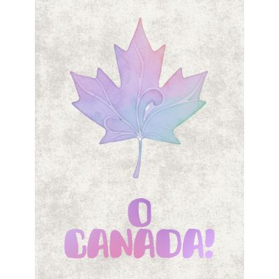 Free Canada Day Card - Gentle Pastel Design