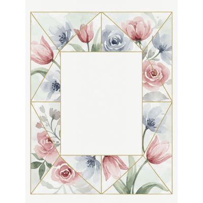 Free Just Because Card - Modern Watercolor Design