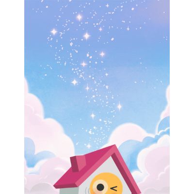 Free Welcome Home Card - Geometric & Modern Design