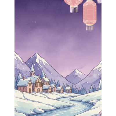 Free Chinese New Year Card - Gentle Joy!