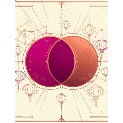 Free Chinese New Year Card - Geometric & Modern