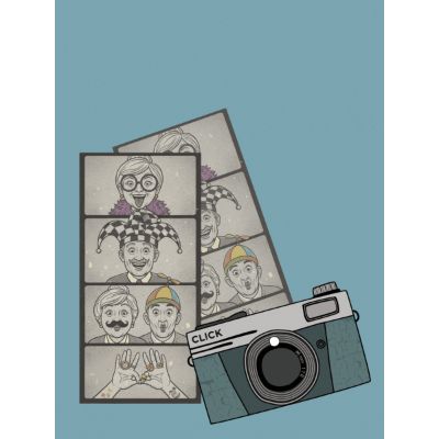 Free Grandparents Day Card - Funny Photo Booth Fun!