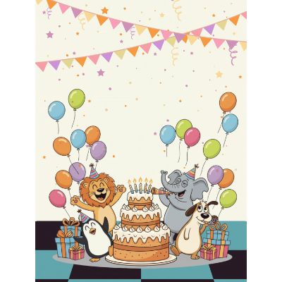 Free Birthday Card - Party Time Fun!