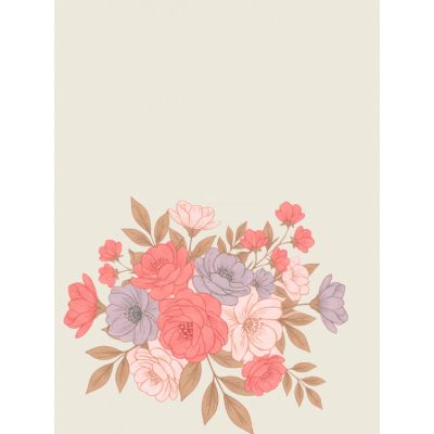 Free Birthday Card - Floral Scandinavian Design