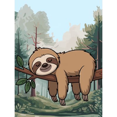 Free Thinking of You Card - Funny Sloth!