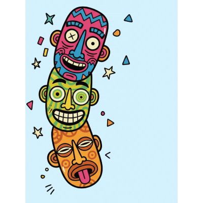 Free Get Well Card - Funny Chin Up Totem!