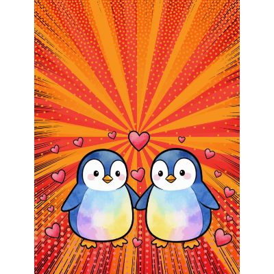 Free Anniversary Card - Penguin Love Celebration!