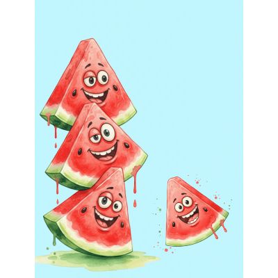 Free Thinking of You Card - Watermelon Fun!