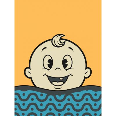 Free New Baby Card - Funny Cartoon Greeting