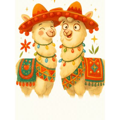 Free Feliz Llamavidad Card - Send Holiday Cheer!