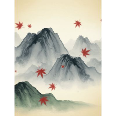 Free Thanksgiving Card - Serene Autumn Design