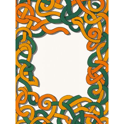 Free Inspiration Card - Funny Celtic Knot Design