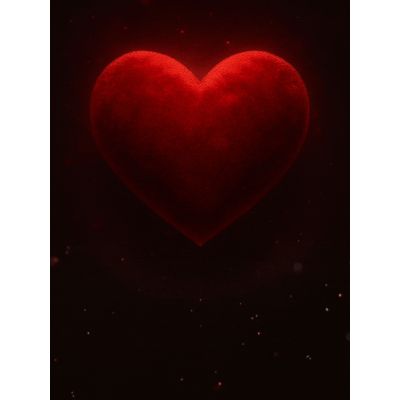 Free Love Card - Velvet Heart Design for Her