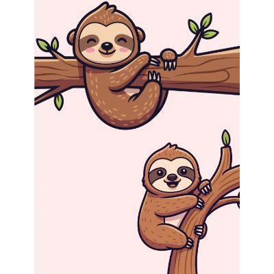 Free Friendship Card - Funny Sloth Greetings Online