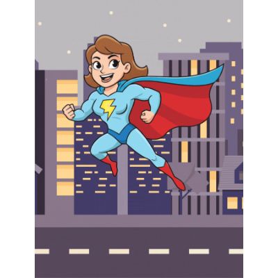 Free Mother's Day Card - SuperMom Template