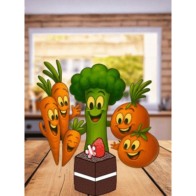 Free Funny Birthday Card - Veggie Celebration!