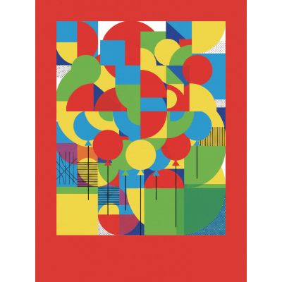 Free Funny Birthday Card - Bauhaus Balloons!