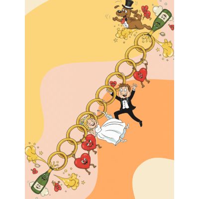 Free Wedding Card - Hilarious Couple Congrats!